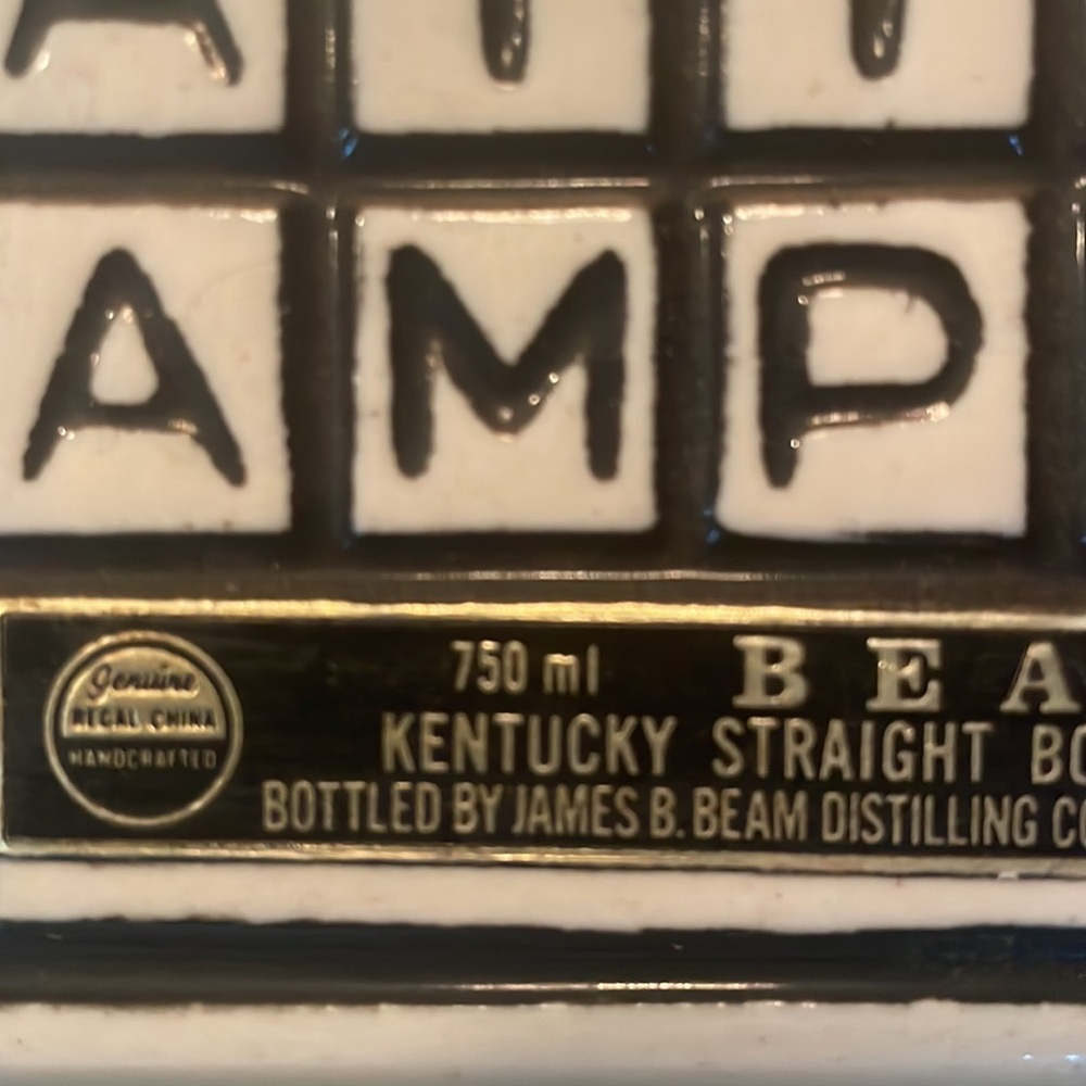 Republican National Campaign Kentucky Beam 100 months old bottle. Original Label - Picture 10 of 11